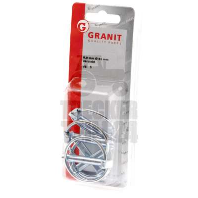 20 Stück Klappsplinte 5,8x45mm Verzinkt - Für Traktor & Anhänger