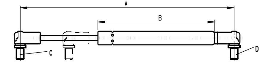 433 533 633 733 833 Gasdruckfeder Heckscheibe Fur Case Ih Ihc S3 C82 C85 Kabine