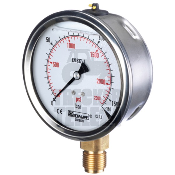 Manometer 160 bar Ø63 mm - 1/4"
