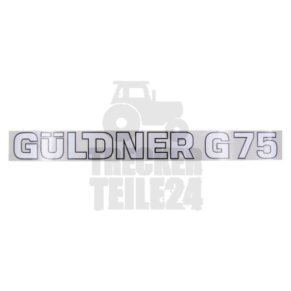 Schriftzug G75