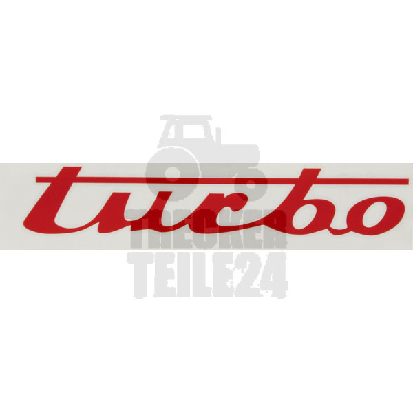 Schriftzug turbo