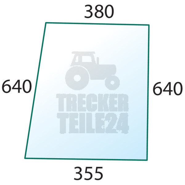 Türscheibe vorne