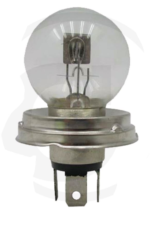 GLÜWO H5 Halogen Headlight Bulb 12V 60/55W With Bilux P45T Socket - For Vintage Cars & Oldtimers (MZA 14850-00S)