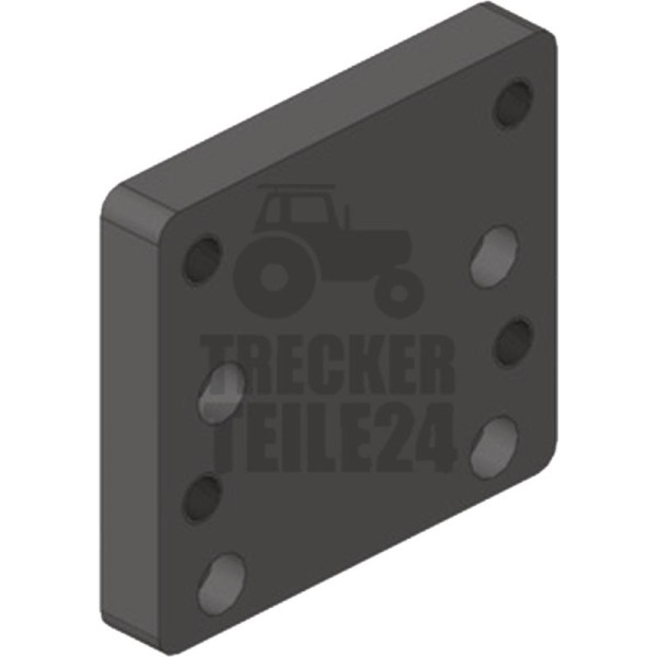 Anschraubplatte 160x100 auf 140x80