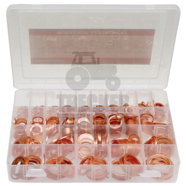 Sortiment Kupfer-Dichtringe (Kunststoffbox)