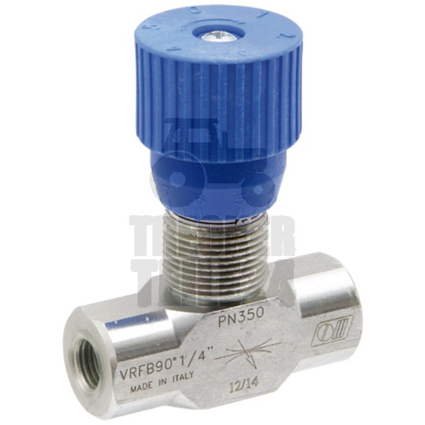 Drosselventil VRFB -1/4" BSP Knopf