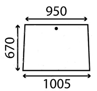 MF 274S Frontscheibe B85385