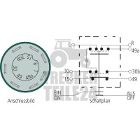 Vorschau: Warnblinkschalter,Ø30mm, 12Volt Vorschau: Warnblinkschalter,Ø30mm, 12Volt