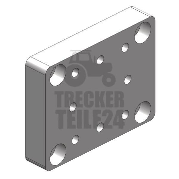 Anschraubplatte 170x130 auf 110x100 - M1