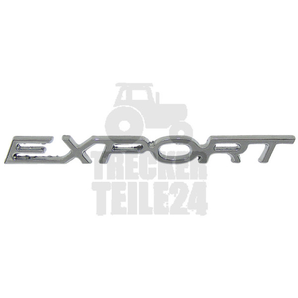 Schriftzug Export